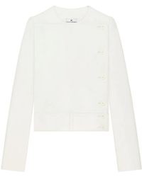 Courreges - Giacca Sartoriale Con Bottoni - Lyst