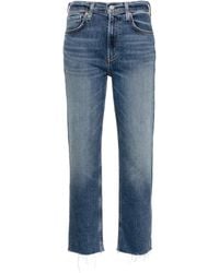Citizens of Humanity - Vaqueros capri de talle medio - Lyst