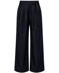 Dusan - Belted Wide-Leg Trousers - Lyst