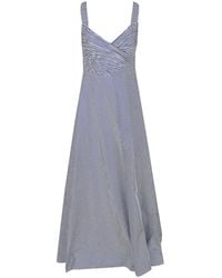 Ralph Lauren - Robe Longue À Rayures - Lyst
