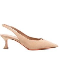 Santoni - Suede Pumps - Lyst
