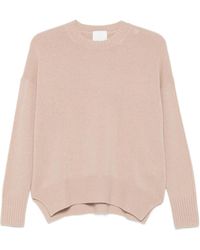 Allude - Round-Neck Cashmere Sweater - Lyst