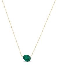 PERSÉE - 9Ct Iris Emerald Necklace - Lyst