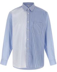 Comme des Garçons - Patchwork Striped Shirt - Lyst