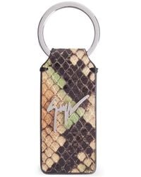 Giuseppe Zanotti - Bernaard Leather Keyring - Lyst