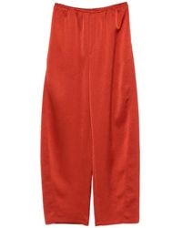 Nanushka - Zoela Elastic Waist Barrel Leg Trousers - Lyst