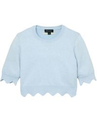 Marc Jacobs - Daisy Gewelfde Cropped Trui - Lyst