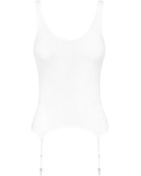 Maison Close - La Femme Amazone Suspenders-Detail Tank Top - Lyst