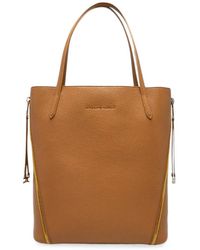 Elisabetta Franchi - Zip-Detail Pebbled Tote Bag - Lyst