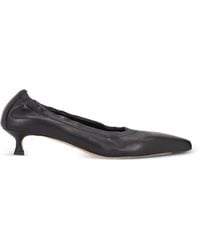 LA ROSE - Luna Elasticated-Trim Pumps - Lyst