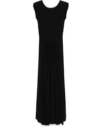 Pink - Ruched Maxi Dress - Lyst