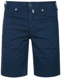 Jacob Cohen - Logo-Patch Five-Pocket Shorts - Lyst
