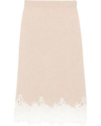 Fabiana Filippi - レーストリム ペンシルスカート - Lyst