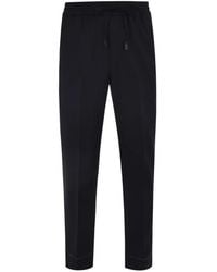 Brioni - Asolo Drawstring Wool Trousers - Lyst