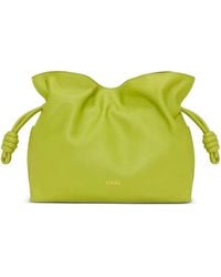 Loewe - Flamenco Clutch Met Trekkoord - Lyst