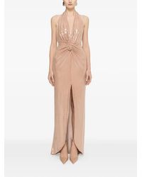Nissa - Sequin Open-Back Maxi Dress - Lyst
