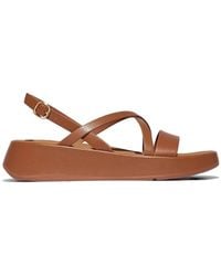 Fitflop - F-Mode Sandalen mit überkreuzten Riemen - Lyst