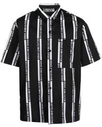 Versace Jeans Couture - Logo-Print Short-Sleeved Shirt - Lyst