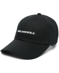 Karl Lagerfeld - Gorra de mezcla de algodón - Lyst