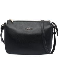 Liu Jo - Logo-Plaque Zip-Closure Crossbody Bag - Lyst