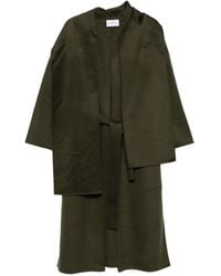 The Dynamis Studio - Scarf-Detail Belted Coat - Lyst