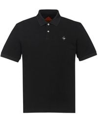 MCM - Diamond-Patch Piqué Polo Shirt - Lyst