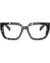 Prada - Tortoiseshell Cat-Eye Frame Glasses - Lyst