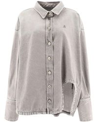 The Attico - Camicia con dettaglio cut-out - Lyst