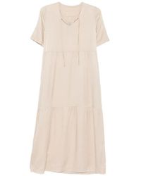 Private 0204 - Tiered Tie Midi Dress - Lyst