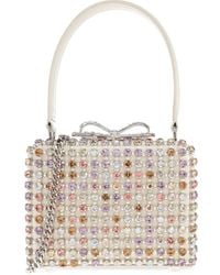 Self-Portrait - Crystal-Embellished Bow Tote Bag - Lyst