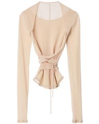 Lemaire - Ballerina Wrap Top - Lyst