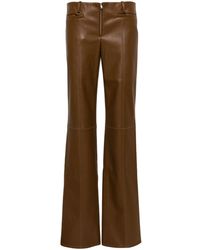 AYA MUSE - Cida Faux-leather Trousers - Lyst