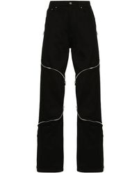HELIOT EMIL - Rutile Zip-detail Tapered Jeans - Lyst