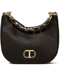Twinset - Jewel-Embellished Crescent-Shaped Mini Bag - Lyst