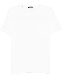 Tom Ford - Cotton Silk Crew-Neck T-Shirt - Lyst