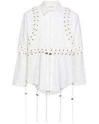 Craig Green - Deconstructed Laced Cotton Shirt - Lyst