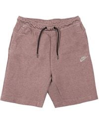 Nike - Tech Fleece "Dark Wine/ Track Shorts - Lyst