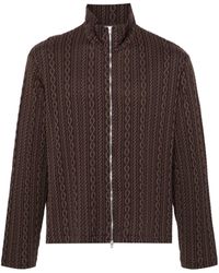 Our Legacy - Shrunken Cable-knit Cardigan - Lyst