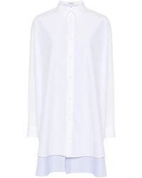 Loewe - Cotton And Silk Blend Shirt Dress - Lyst