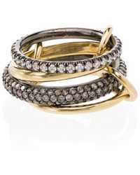 Spinelli Kilcollin - 18kt Yellow Gold Vega Four-link Stacked Ring - Lyst
