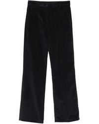 Semicouture - Corduroy Wide-Leg Trousers - Lyst
