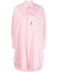 Palm Angels - Cotton Shirt Dress - Lyst