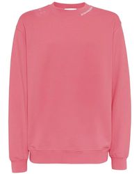 Laneus - Crew-Neck Fleece Sweatshirt - Lyst