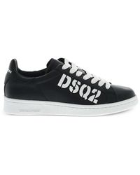 DSquared² - Boxer Logo-Print Sneakers - Lyst
