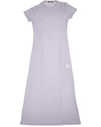 LA ROSE - Crew-Neck Midi Dress - Lyst