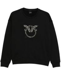 Pinko - Verzierter Love Birds Pullover - Lyst