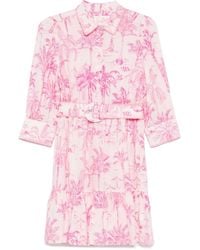 Mc2 Saint Barth - Cotton Mini Dress - Lyst