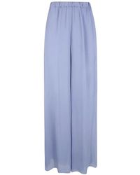 Pierantoniogaspari - Elasticated Wide-Leg Trousers - Lyst