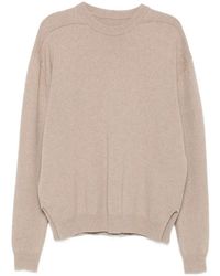 Rick Owens - Pull En Maille Côtelée À Col Rond - Lyst
