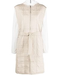 Fabiana Filippi - Two-tone Hooded Coat - Lyst